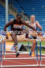 Serita Solomon (Blackheath) 100 metres hurdles, 2014 Sainsbury's British Championships. Photo: David T. Hewitson/Sports for All Pics
